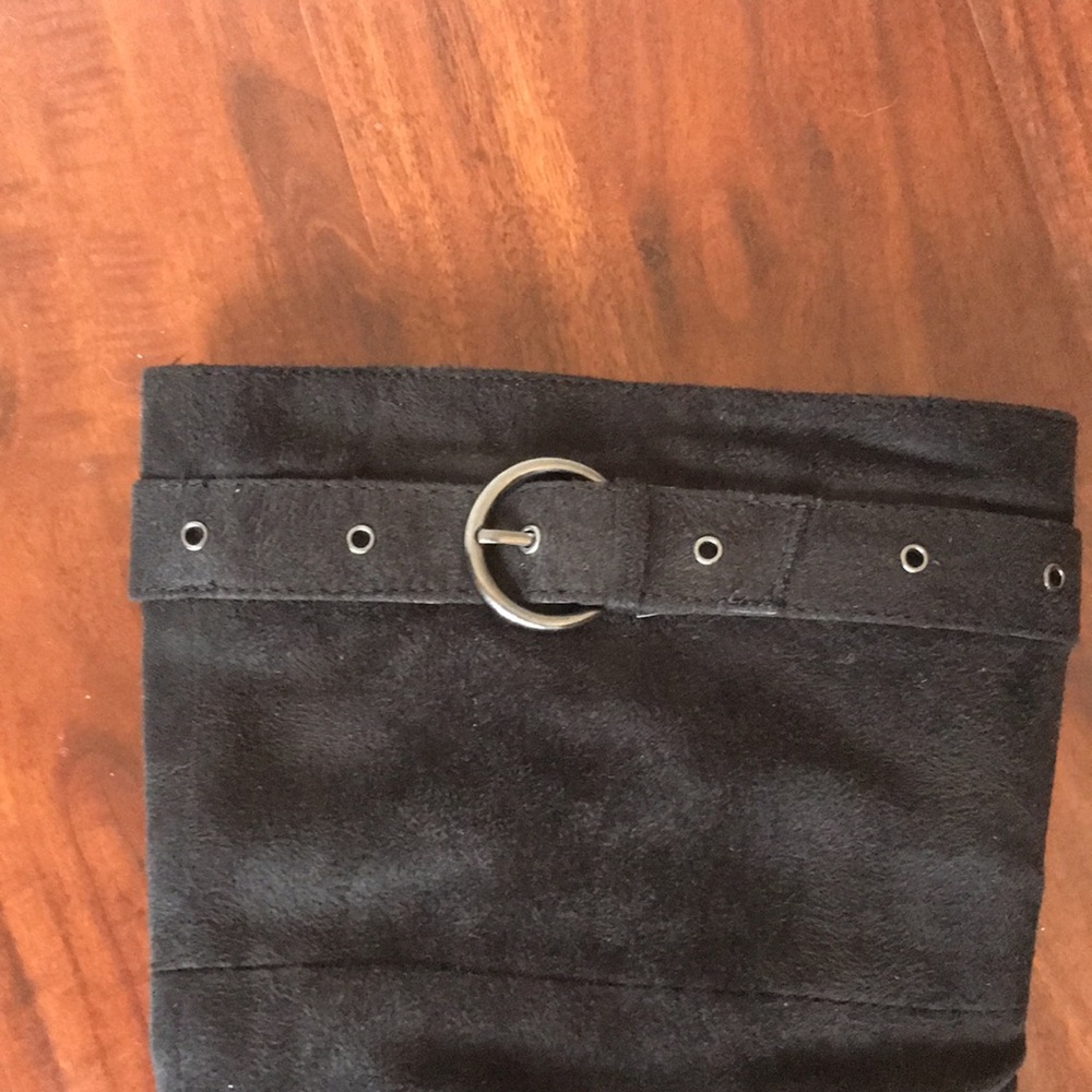Black Suede Decree Suede Boots - Picture 3 of 6